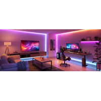Світлодіодна стрічка Govee H6641 Neon Rope Light for Wall Lining, 5.0m, RGBIC, WI-FI/Bluetooth, white (H66413D1) Diawest