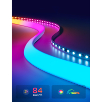 Світлодіодна стрічка Govee H6641 Neon Rope Light for Wall Lining, 5.0m, RGBIC, WI-FI/Bluetooth, white (H66413D1) Diawest