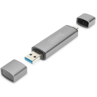 Зчитувач флеш-карт Digitus USB-C/USB 3.0 SD/MicroSD (DA-70886) Diawest