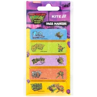 Стікер-закладка Kite паперова з малюнком Ninja Turtles, 100 шт, 5х15х50 мм, прямокутна (NT25-480) Diawest