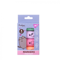 Набір маркерів Yes текстовий Pusheen 4 шт (391094) Diawest