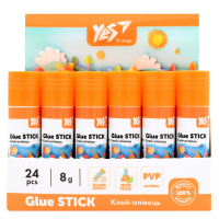 Клей Yes олівець PVA Orange Line 8г (320295) Diawest