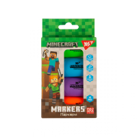Набір маркерів Yes текстовий Minecraft 4 шт (391095) Diawest