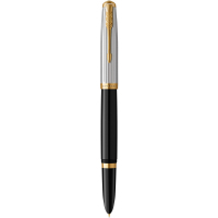 Ручка пір'яна Parker PARKER 51 Premium Black GT  FP F (56 111) Diawest
