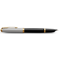 Ручка пір'яна Parker PARKER 51 Premium Black GT  FP F (56 111) Diawest