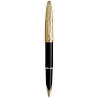 Ручка пір'яна Waterman CARENE Essential Black/Gold GT  FP F (11 204) Diawest