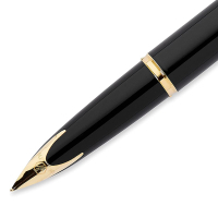 Ручка пір'яна Waterman CARENE Essential Black/Gold GT  FP F (11 204) Diawest