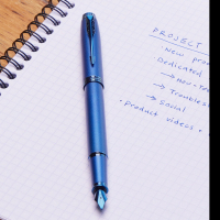 Ручка пір'яна Parker IM 17 Professionals Monochrome Blue  FP F (28 111) Diawest