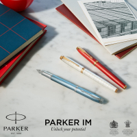 Ручка пір'яна Parker IM 17 Premium Pearl GT  FP M (24 712) Diawest