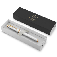 Ручка пір'яна Parker IM 17 Premium Pearl GT  FP M (24 712) Diawest