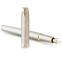 Ручка пір'яна Parker IM 17 Professionals Monochrome Champagne  FP F (28 211) Diawest