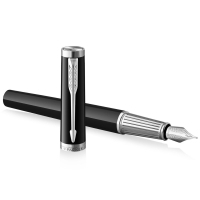Ручка пір'яна Parker INGENUITY Black Lacquer CT FP F (60 111) Diawest