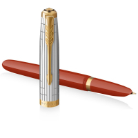 Ручка пір'яна Parker PARKER 51 Premium Rage Red GT  FP F (56 211) Diawest