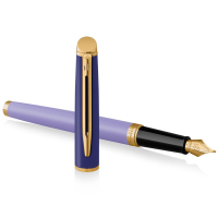Ручка пір'яна Waterman HEMISPHERE Colour Blocking Purple GT  FP F (12 580) Diawest