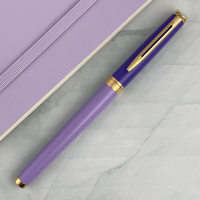 Ручка пір'яна Waterman HEMISPHERE Colour Blocking Purple GT  FP F (12 580) Diawest