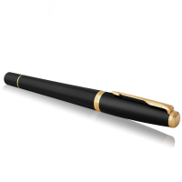 Ручка пір'яна Parker URBAN 17 Muted Black GT  FP F + блокнот Parker + подар.упаковка GIFT24 (30 011b24) Diawest