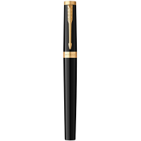 Ручка пір'яна Parker INGENUITY Black Lacquer GT FP F (60 011) Diawest