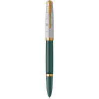 Ручка пір'яна Parker PARKER 51 Premium Forest Green GT  FP F (56 311) Diawest