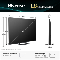 Телевізор Hisense 75E8Q Diawest