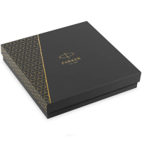 Ручка пір'яна Parker SONNET 17 Matte Black Lacquer GT  FP F + блокнот Parker + подар.упаковка GIFT24 (84 811b24) Diawest