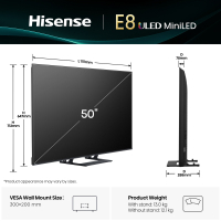 Телевізор Hisense 50E8Q Diawest