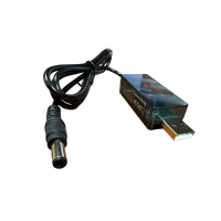 Кабель живлення USB to DC 5.5x2.1mm 0.8m 12V 1.5A XoKo (DC-5-12-1,5A) Diawest