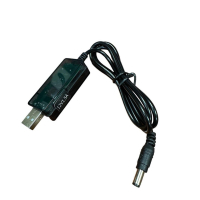 Кабель живлення USB to DC 5.5x2.1mm 0.8m 12V 1.5A XoKo (DC-5-12-1,5A) Diawest