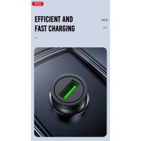 Зарядний пристрій XO USB QC3.0 black (CC39-BK) Diawest