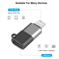 Перехідник USB-C F to Lightning M charger-audio XoKo (AC-029) Diawest