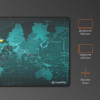 Килимок для мишки GamePro MP275M Black (MP275M) Diawest