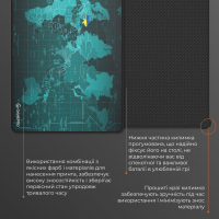 Килимок для мишки GamePro MP275M Black (MP275M) Diawest