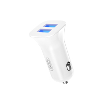 Зарядний пристрій XO 2xUSB 2.4A + cable USB to Micro 5P white (TZ10-M-WH) Diawest