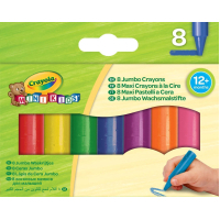 Олівці кольорові Crayola Mini Kids великі воскові для малюків, 8 шт (81-0080) Diawest