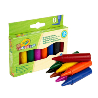 Олівці кольорові Crayola Mini Kids великі воскові для малюків, 8 шт (81-0080) Diawest