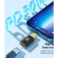 Перехідник USB-C F to Lightning M 30W black XoKo (AC-033) Diawest