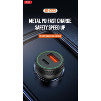 Зарядний пристрій XO 1xUSB QC3.0 + 1xUSB-C PD18W black (CC33-BK) Diawest