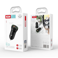 Зарядний пристрій XO 1xUSB QC3.0 + 1xUSB-C PD18W black (CC33-BK) Diawest