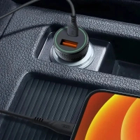 Зарядний пристрій XO 1xUSB QC3.0 + 1xUSB-C PD18W black (CC33-BK) Diawest