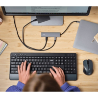 Концентратор Trust USB-C to 5xUSB-C aluminium 0.1m grey (25136_TRUST) Diawest