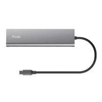 Концентратор Trust USB-C to 5xUSB-C aluminium 0.1m grey (25136_TRUST) Diawest
