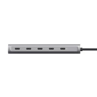 Концентратор Trust USB-C to 5xUSB-C aluminium 0.1m grey (25136_TRUST) Diawest