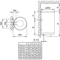 Бойлер TIKI Prime M 50V9 (700171) Diawest