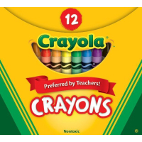 Олівці кольорові Crayola воскові, 12 шт (256239.072) Diawest