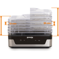 Сушка для овочів та фруктів Gorenje FDK400DE Diawest