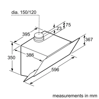 Витяжка кухонна Bosch DWK67PJ60T Diawest