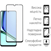 Скло захисне Dengos Full Glue Realme Note 60 Black (TGFG-400) Diawest