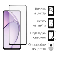 Скло захисне Dengos Full Glue OPPO A40m Black (TGFG-413) Diawest