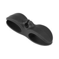 Тримач для кабелю OfficePro CM001B, клейка основа, black (CM001B) Diawest