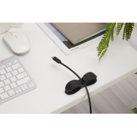 Тримач для кабелю OfficePro CM001B, клейка основа, black (CM001B) Diawest