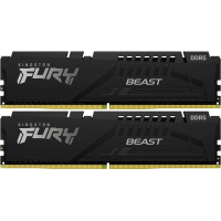 Модуль пам'яті для комп'ютера DDR5 64GB (2x32GB) 5600 MHz Fury Beast Black Kingston Fury (ex.HyperX) (KF556C36BBE2K2-64) Diawest